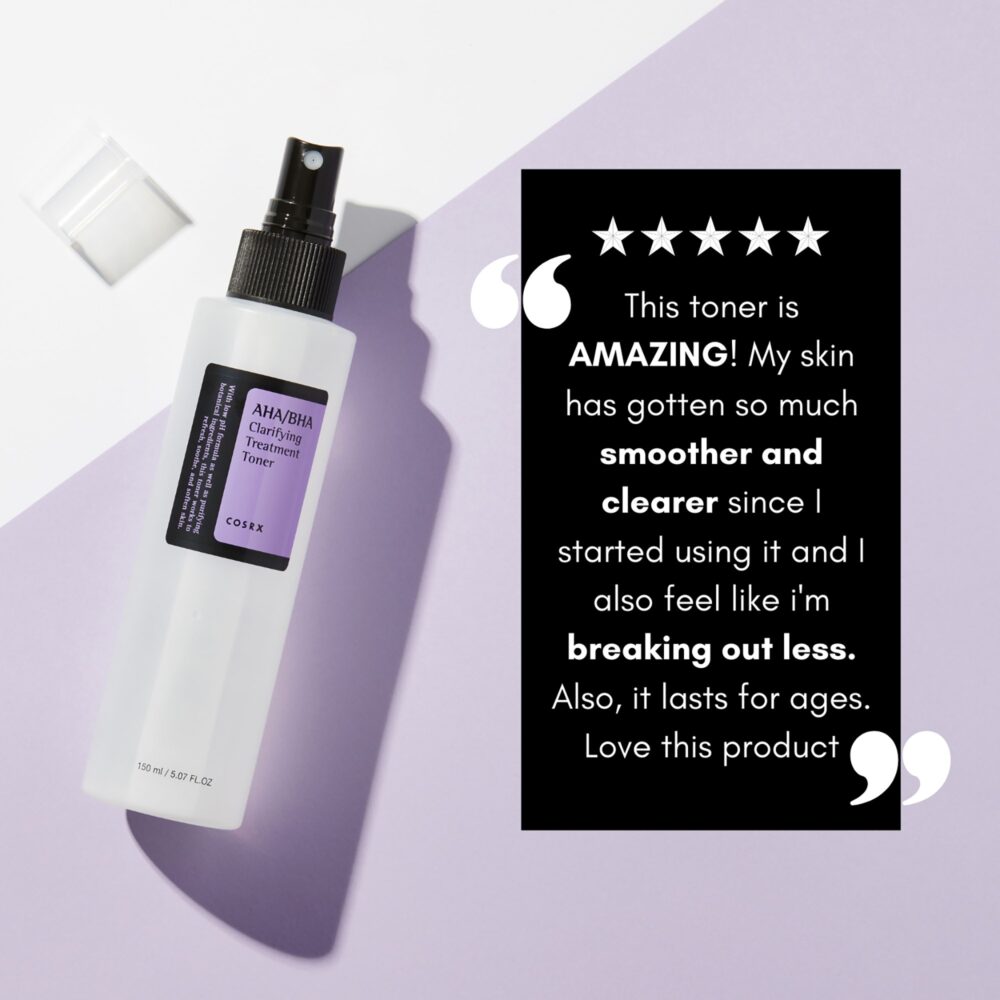 Cosrx AHA/BHA Clarifying Treatment Toner 150 ml 3 Cosrx AHA/BHA Clarifying Treatment Toner 150 ml