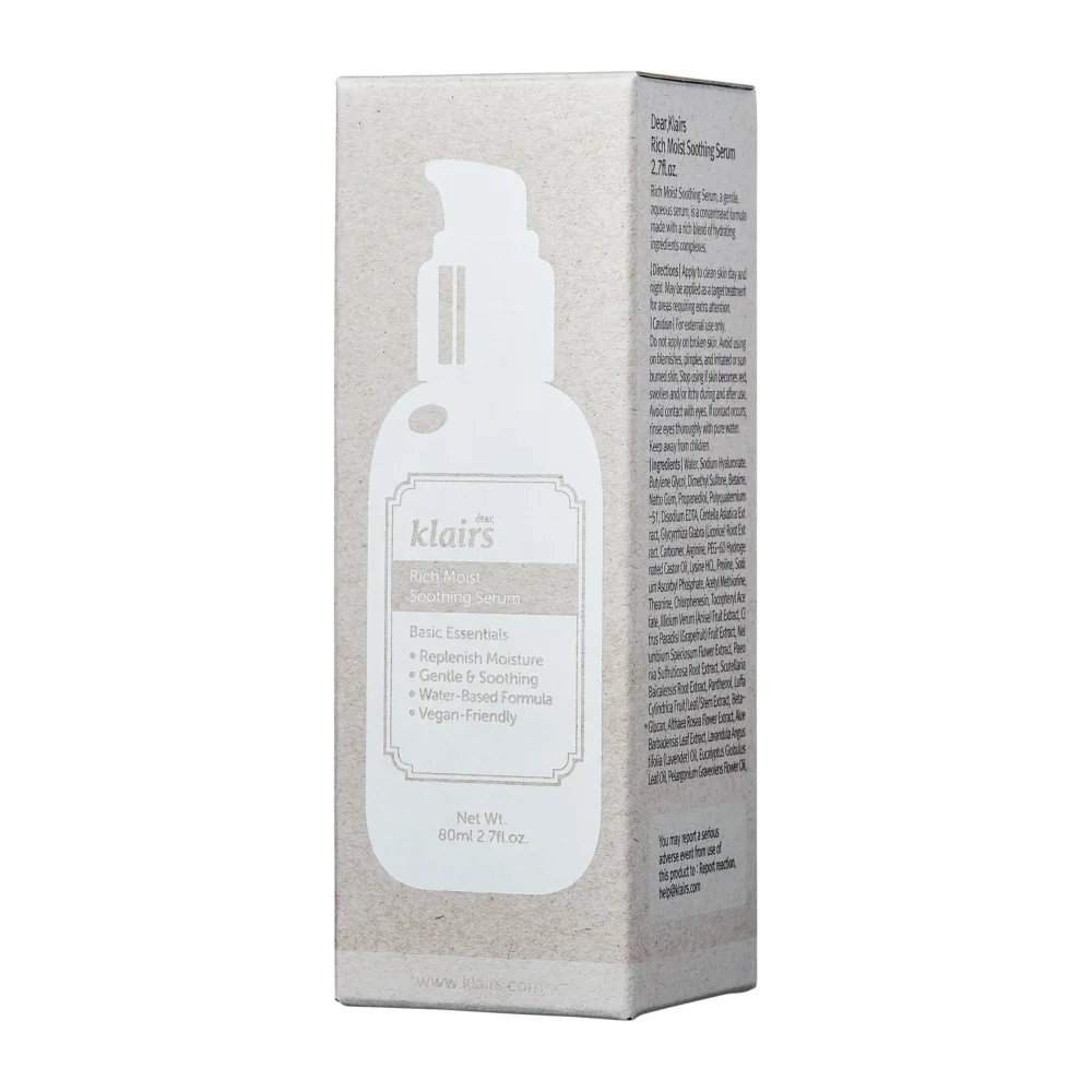 Klairs Rich Moist Soothing Serum 80 ml 2 Klairs Rich Moist Soothing Serum 80 ml