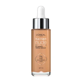 Loreal Paris True Match Nude Plumping Tinted Serum with 1% Hyaluronic Acid - 6-7 Tan