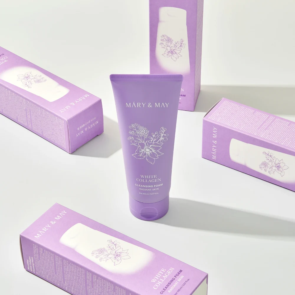 Mary&May White Collagen Cleansing Foam 150 ml 2 Mary&May White Collagen Cleansing Foam 150 ml